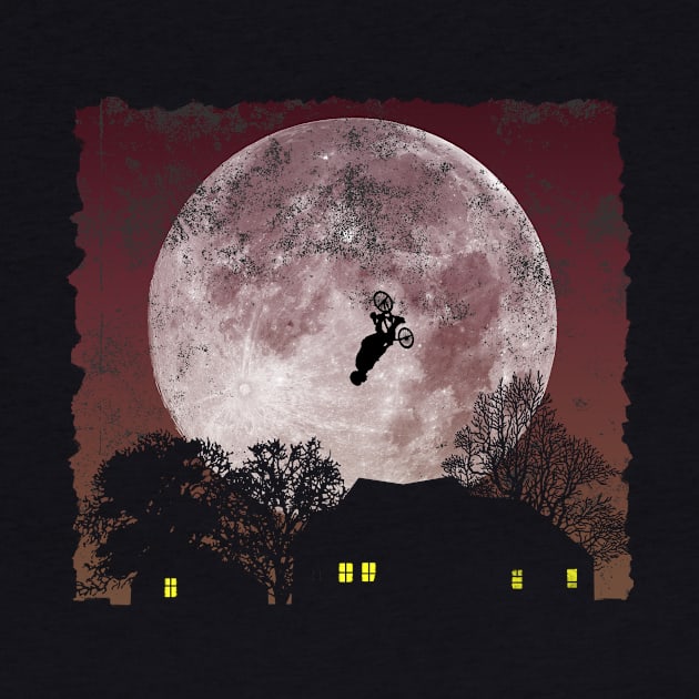 BMX Freestyle - Blood Moon by MerlinArt